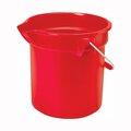 Rubbermaid Brute FG296300RED Bucket, 10 qt Capacity, 10-1/2 in Dia, Plastic, Red 296300RED